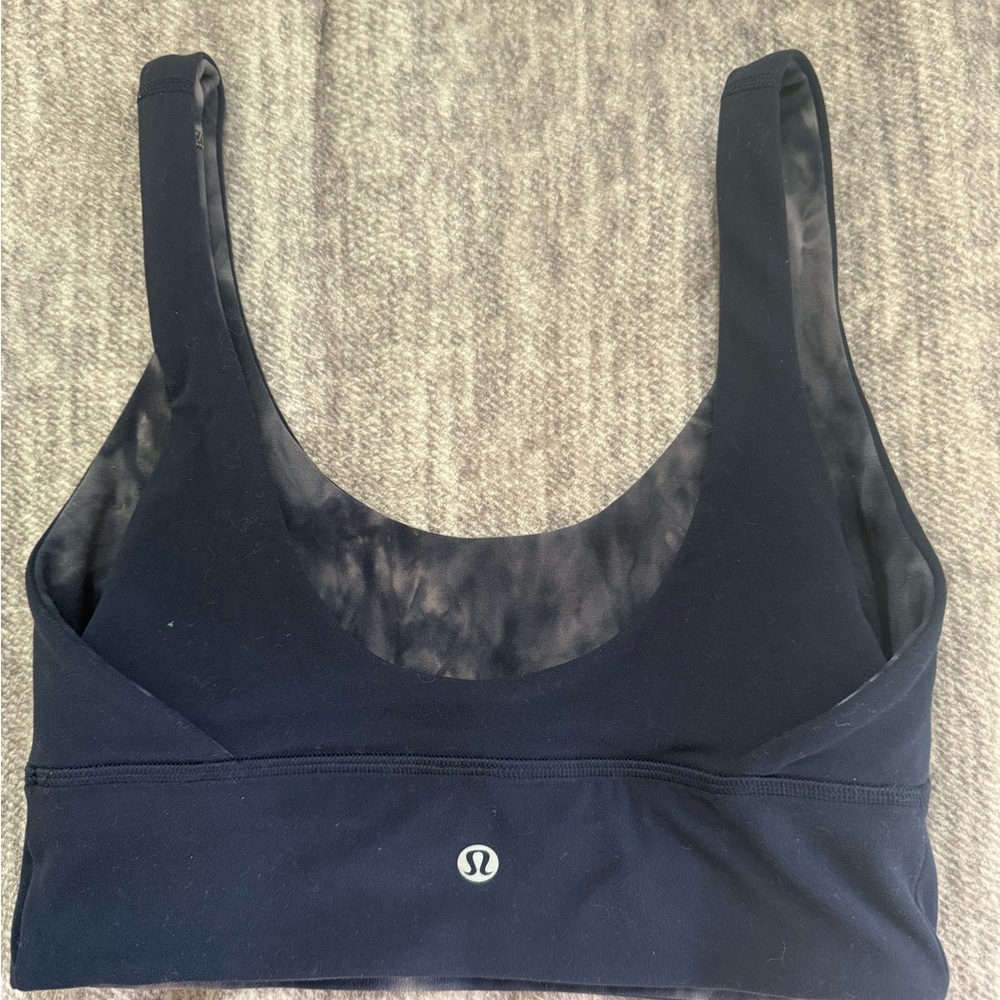 lululemon athletica Black Scoop Sports Bra with Supportive Band
